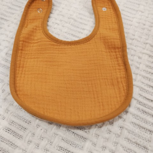 Gause Muslin Gold Bib 11 x 7.25
