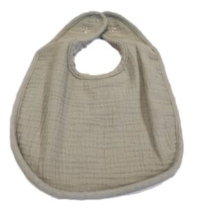 Green Muslin Bib 8.5 X 10.5 inches