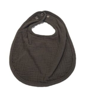 Muslin Army Green Bib 11 x 7.25