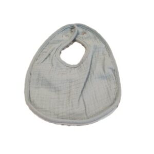 Light Green Muslin Bib 8.5 X 10.5 inches
