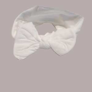 White Bow Headband