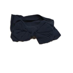 Navy Blue Bow Headband