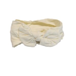Pale Yellow Bow Headband