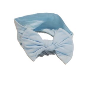 Pale Blue Bow Headband