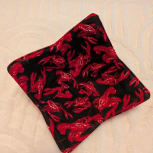 Bowl Cozy Crawfish Black Background Print