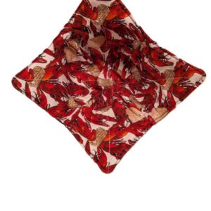 Bowl Cozy Crawfish Boil with White Background Print
