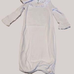 Ruffled Gown - White with Hat