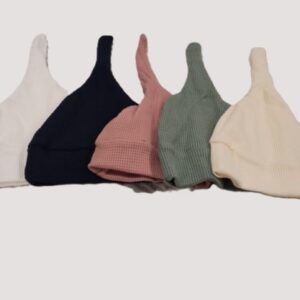 Cotton Henley Tieknot Cap Assorted Colors