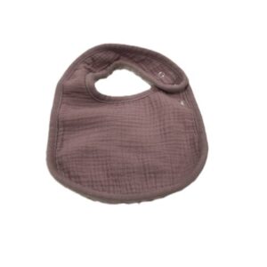 Muslin Bib w/ Neck Strap Medium Brown 7.75 X 6.25 inches