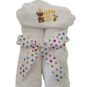 Cute as can BEE Hooded Bath Towel.