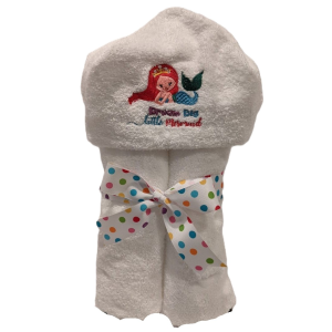 Dream Big Little Mermaid Hooded Bath Towel