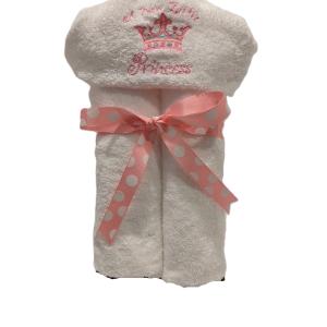 A New Little Princess Hooded Bath Towel