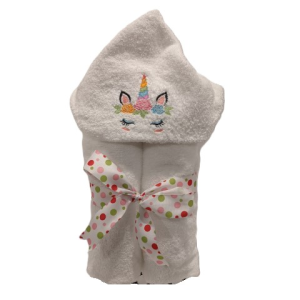 Unicorn Hooded Bath Towel