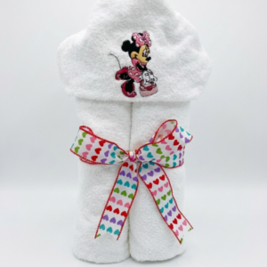Minnie Mouse with Purse Hooded Bath Towel
