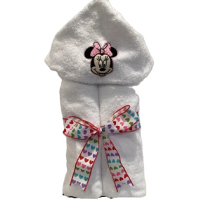 Minnie Mouse Face Bath Towel