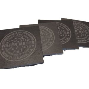 Water Meter Slate Coasters - Set of Four