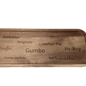 Creole Foods Acacia Tray Large - 14x5.5