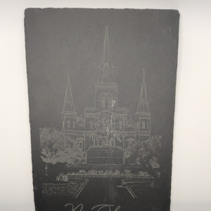 Slate Cathedral Trivet