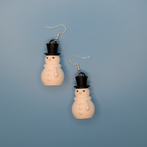 Snowman Earrings