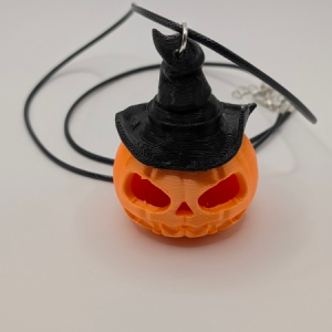 Pumpkin with Hat Pendant