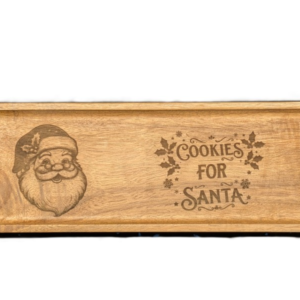 Cookies for Santa Acacia Tray